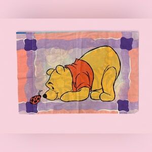 Vintage Disney Winnie the Pooh Pillowcase | Pastel 90s Y2K